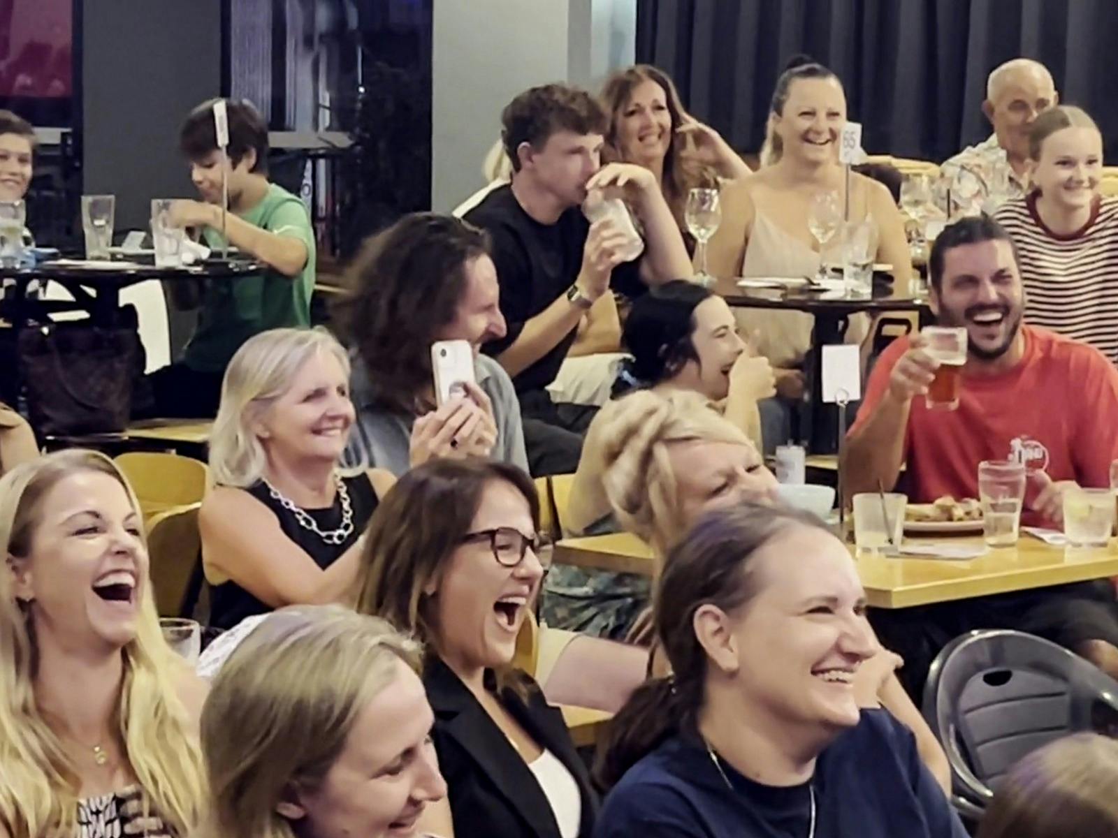 Audience at Blah Blah Blah Improv