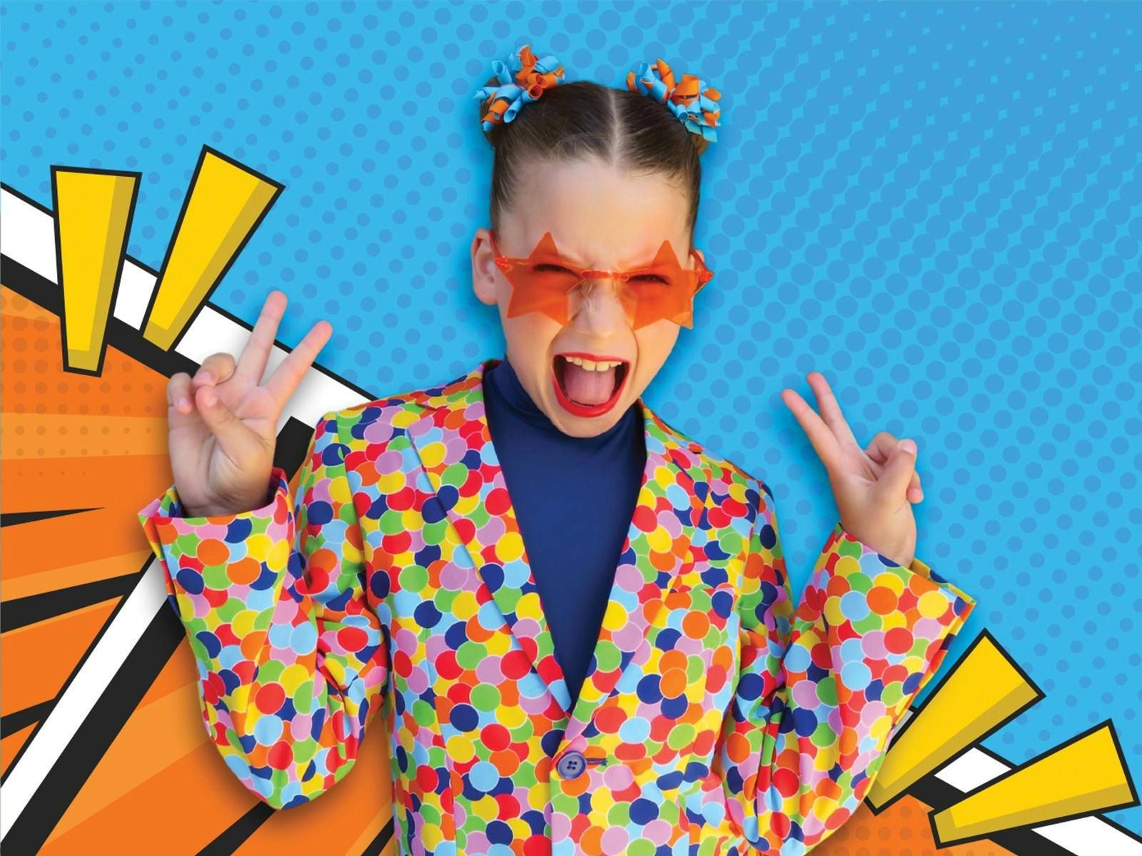 A Dancer with bright Coloured Jacket.