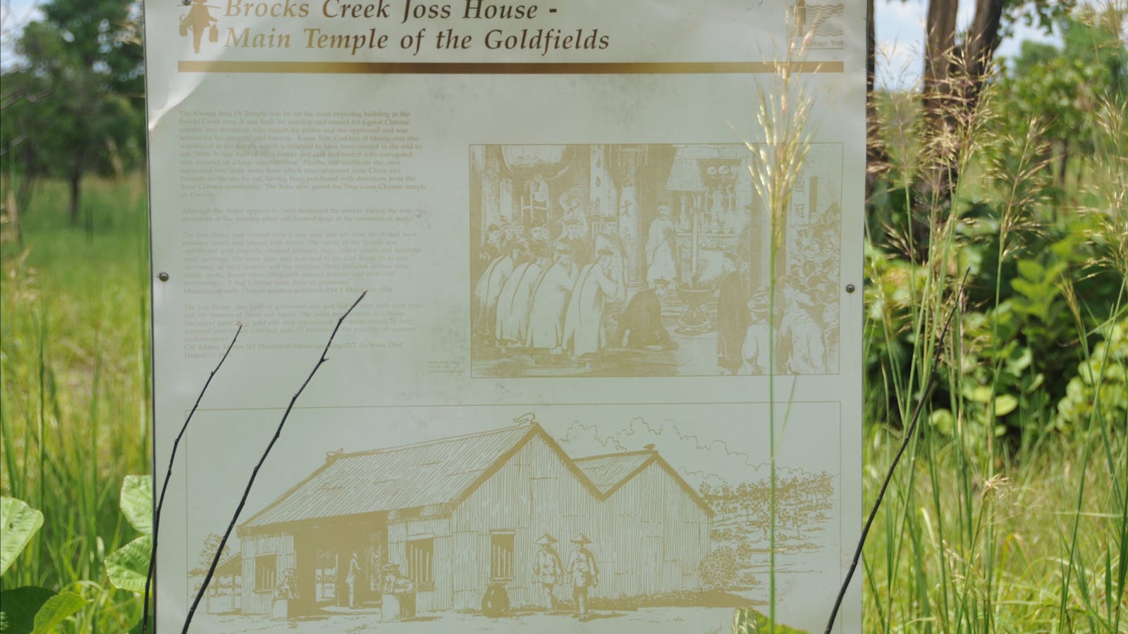 Brocks Creek Chinatown and Temple Site