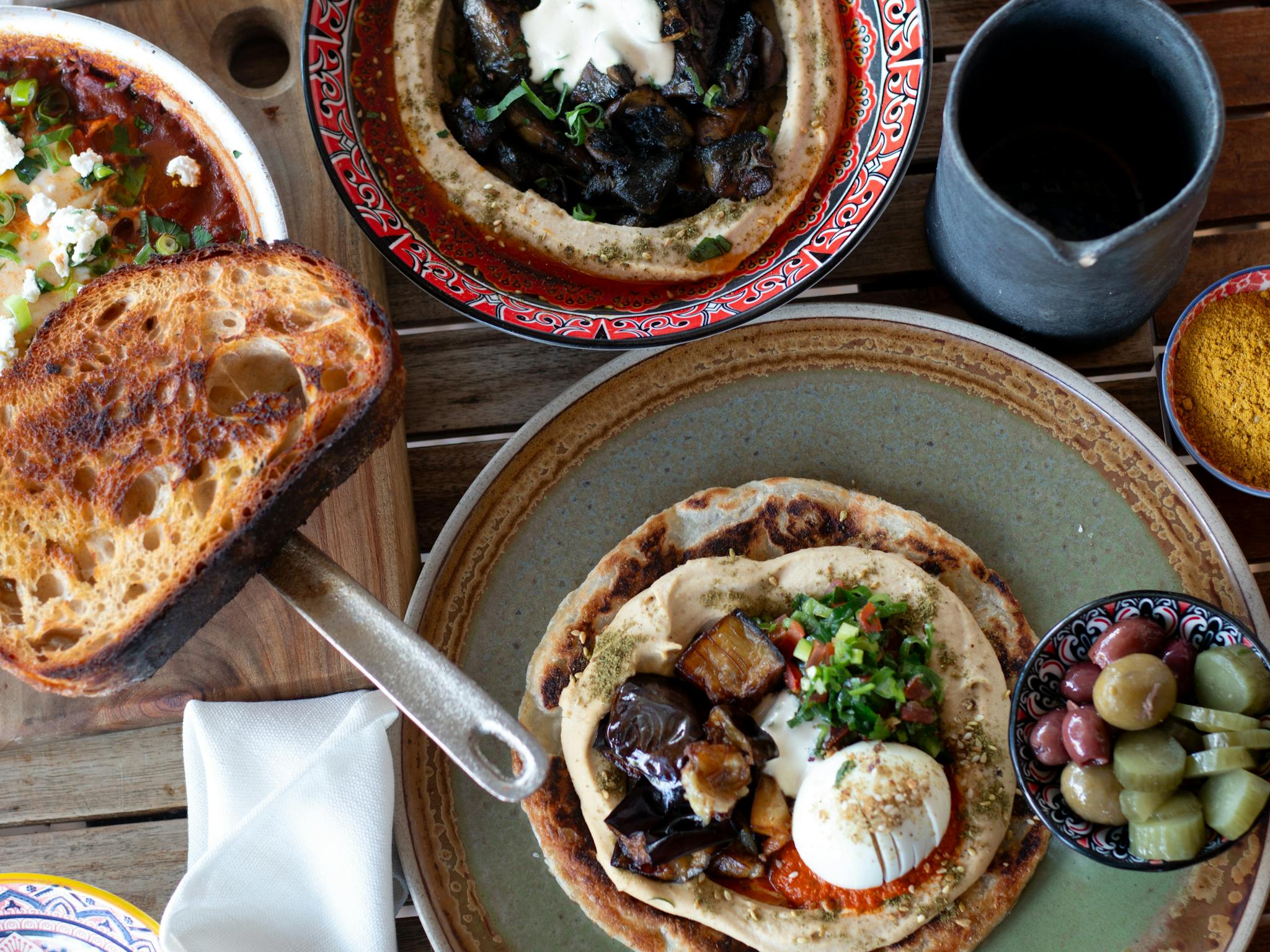 Cafe Boker food on table