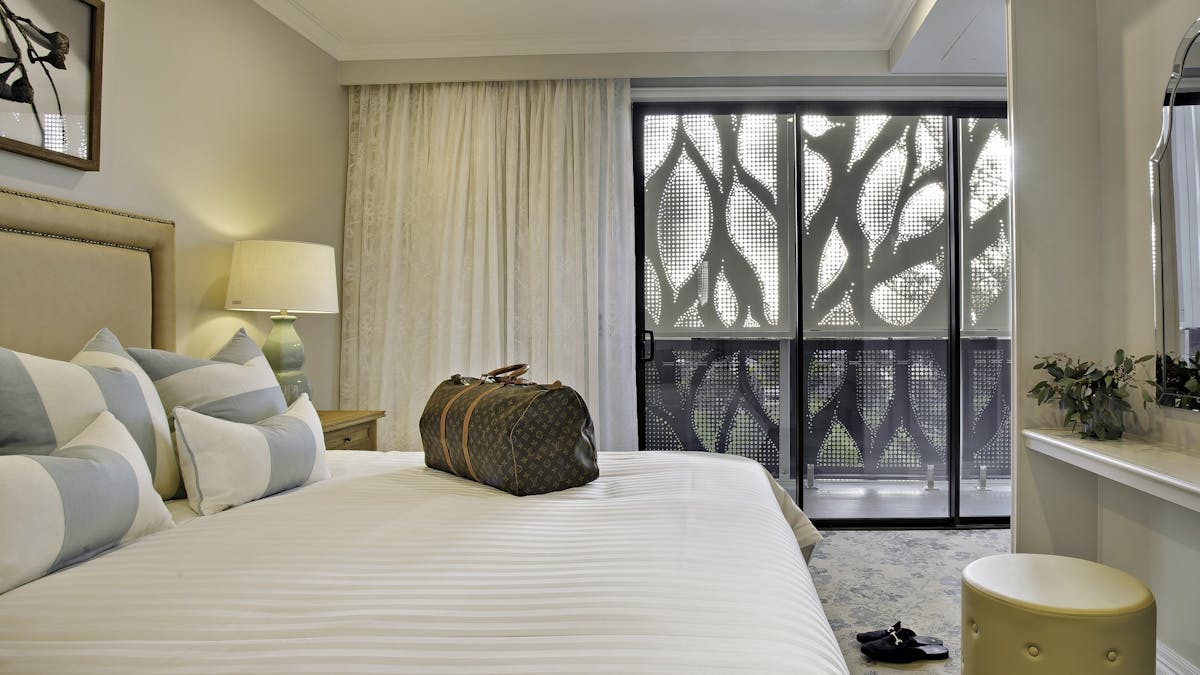 Beautifully Appointed Master Bedroom in our Two Bedroom Executive Apartments