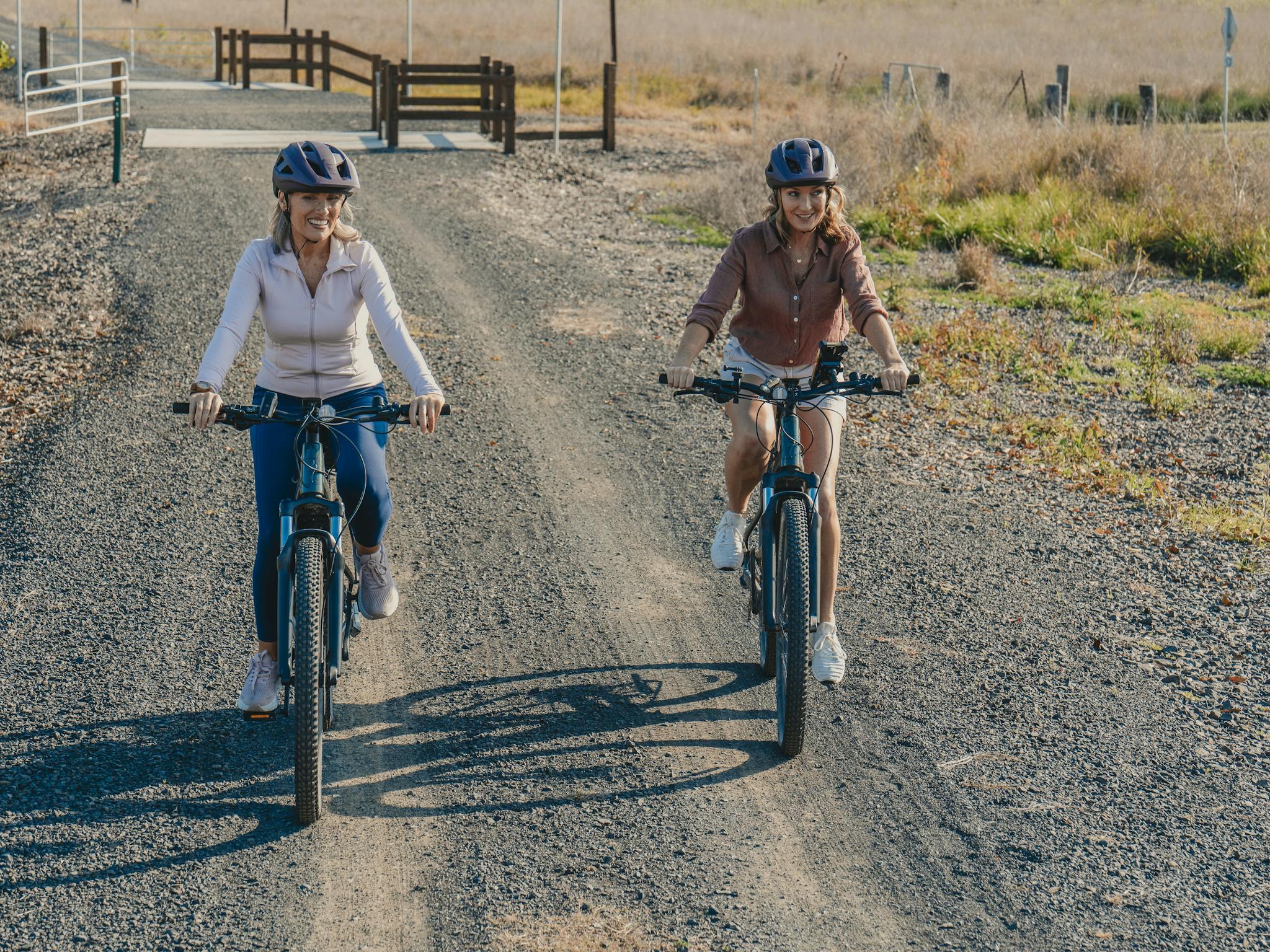 Couple enjoying the Northern Rivers Rail Trail