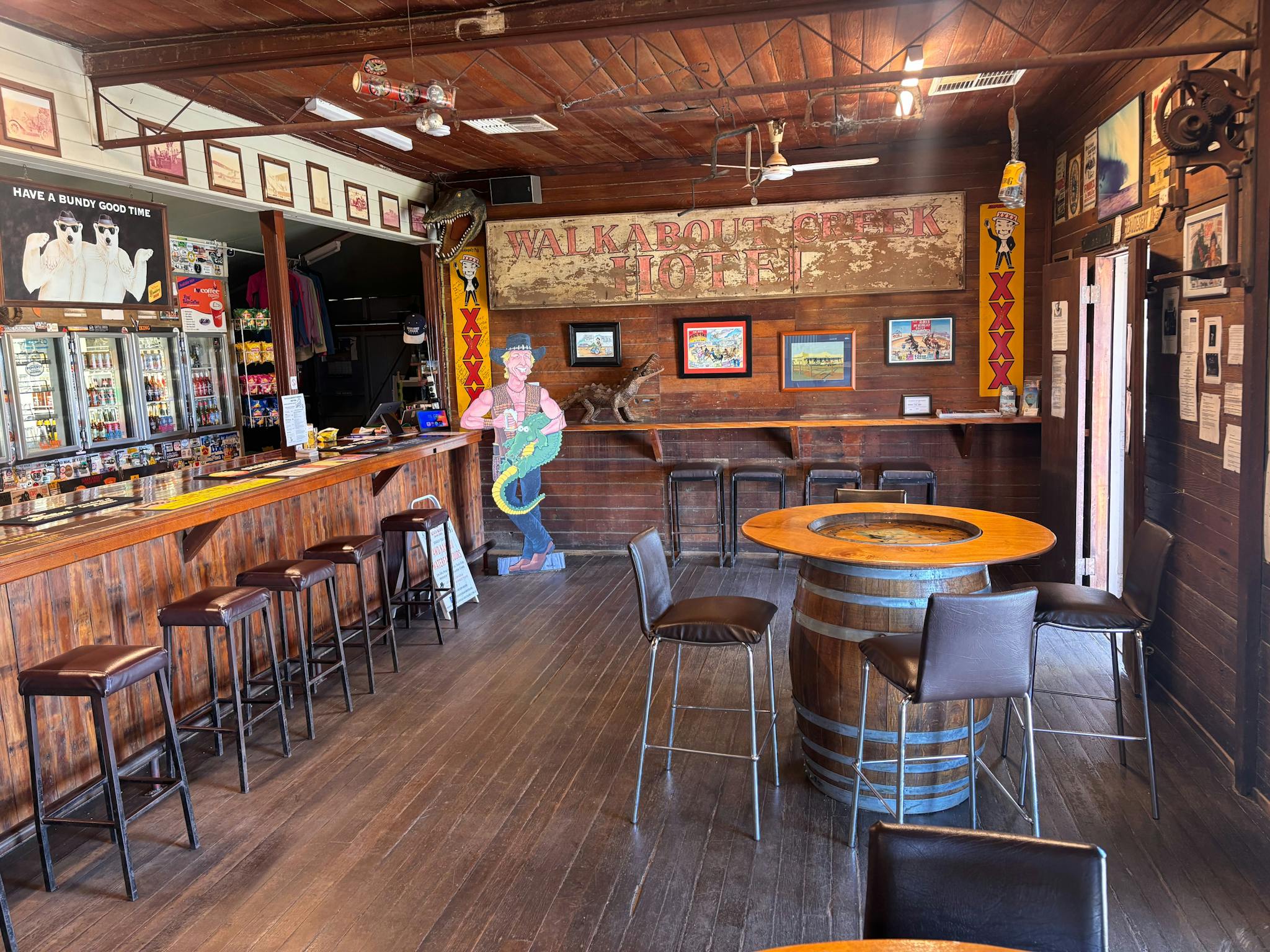 Inside the famous Walkabout Creek Hotel Inside the famous Walkabout Creek Hotel
