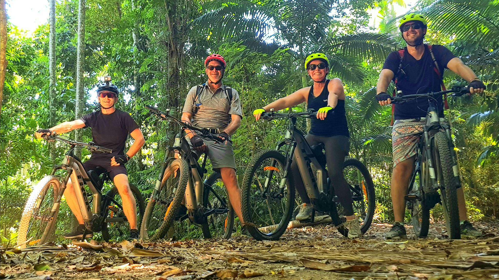 A short break to enjoy the lush green rainforest while make the climb out of Conway National Park. A short break to enjoy the lush green rainforest while make the climb out of Conway National Park.
