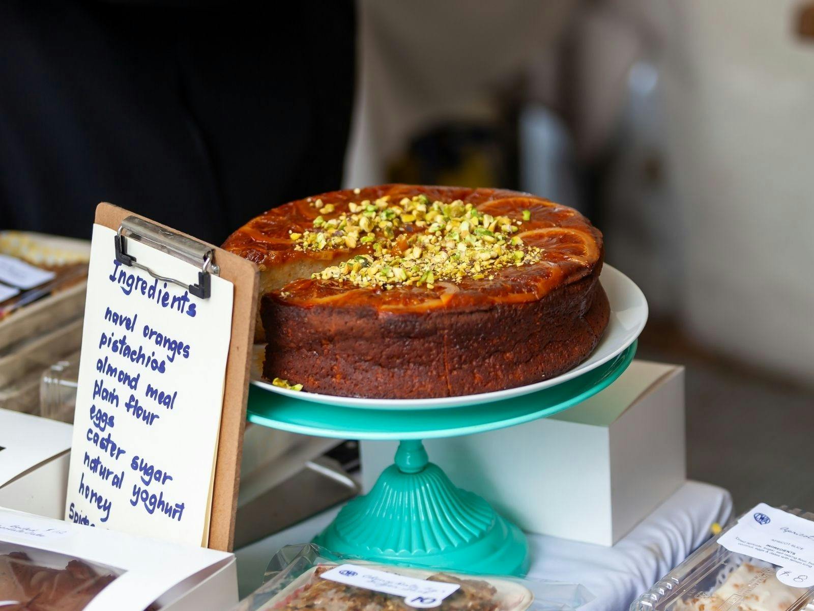 Cake on display at Celebration of Lost Culinary Arts