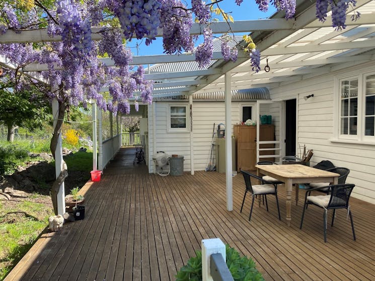 Wee Jasper Cottage Verandah