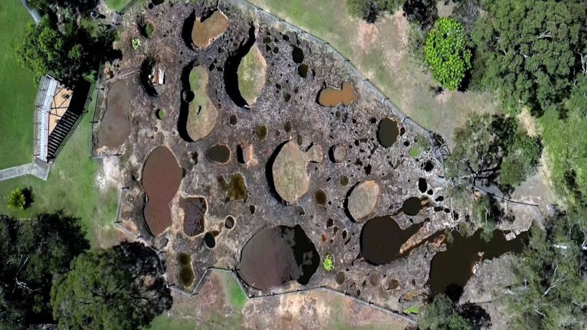 mystery craters up high