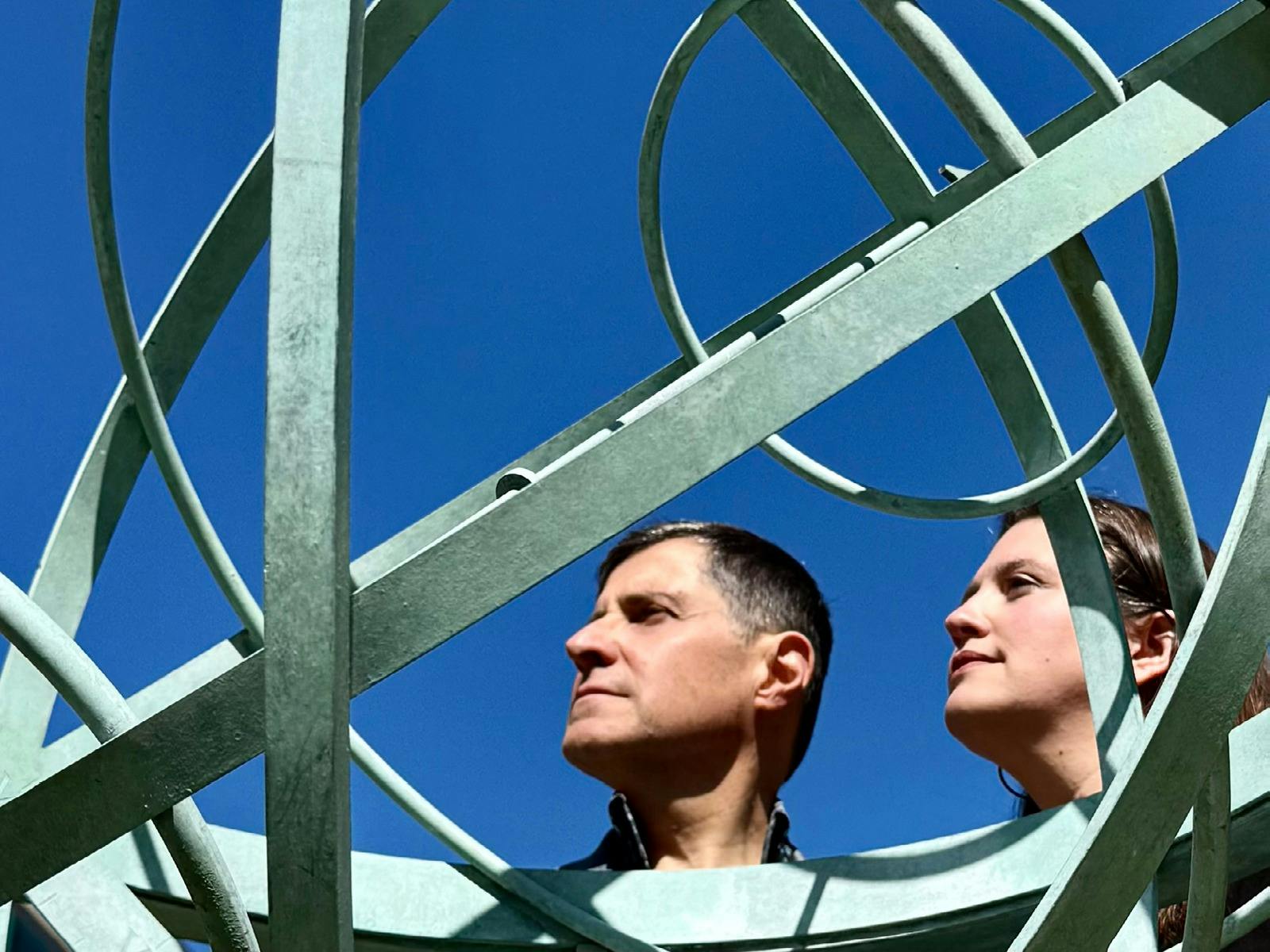 An image of Katharine Dain and Tyrone Landau
