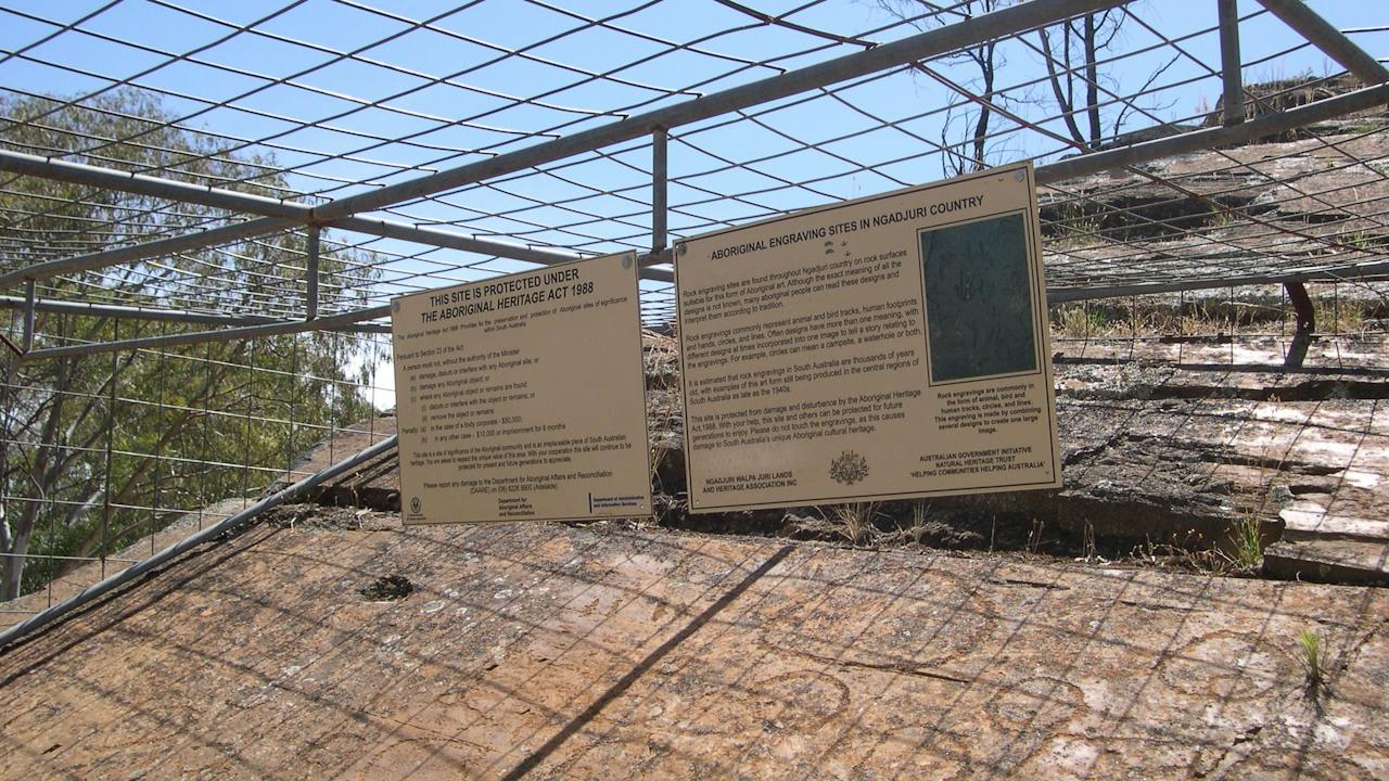 Aboriginal Carvings Signs