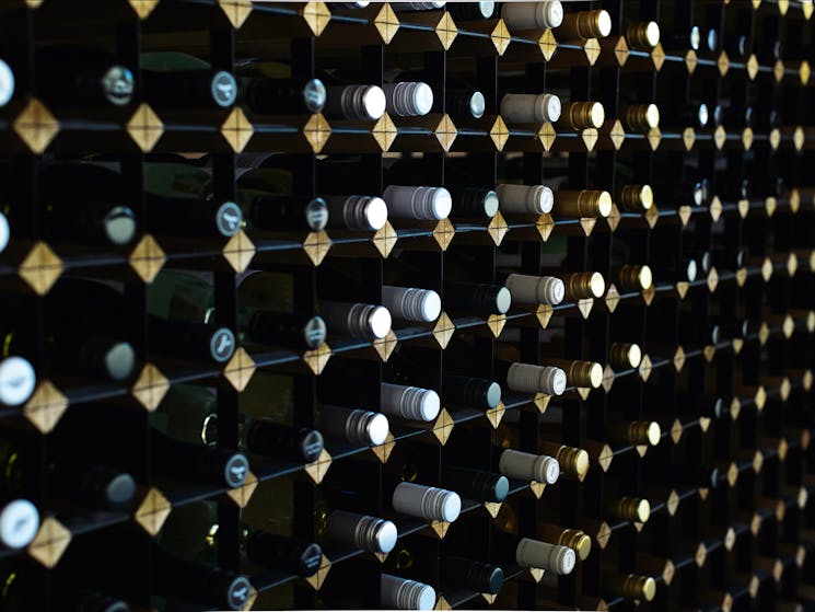 Local wine for sale at the Yass Valley Information Centre