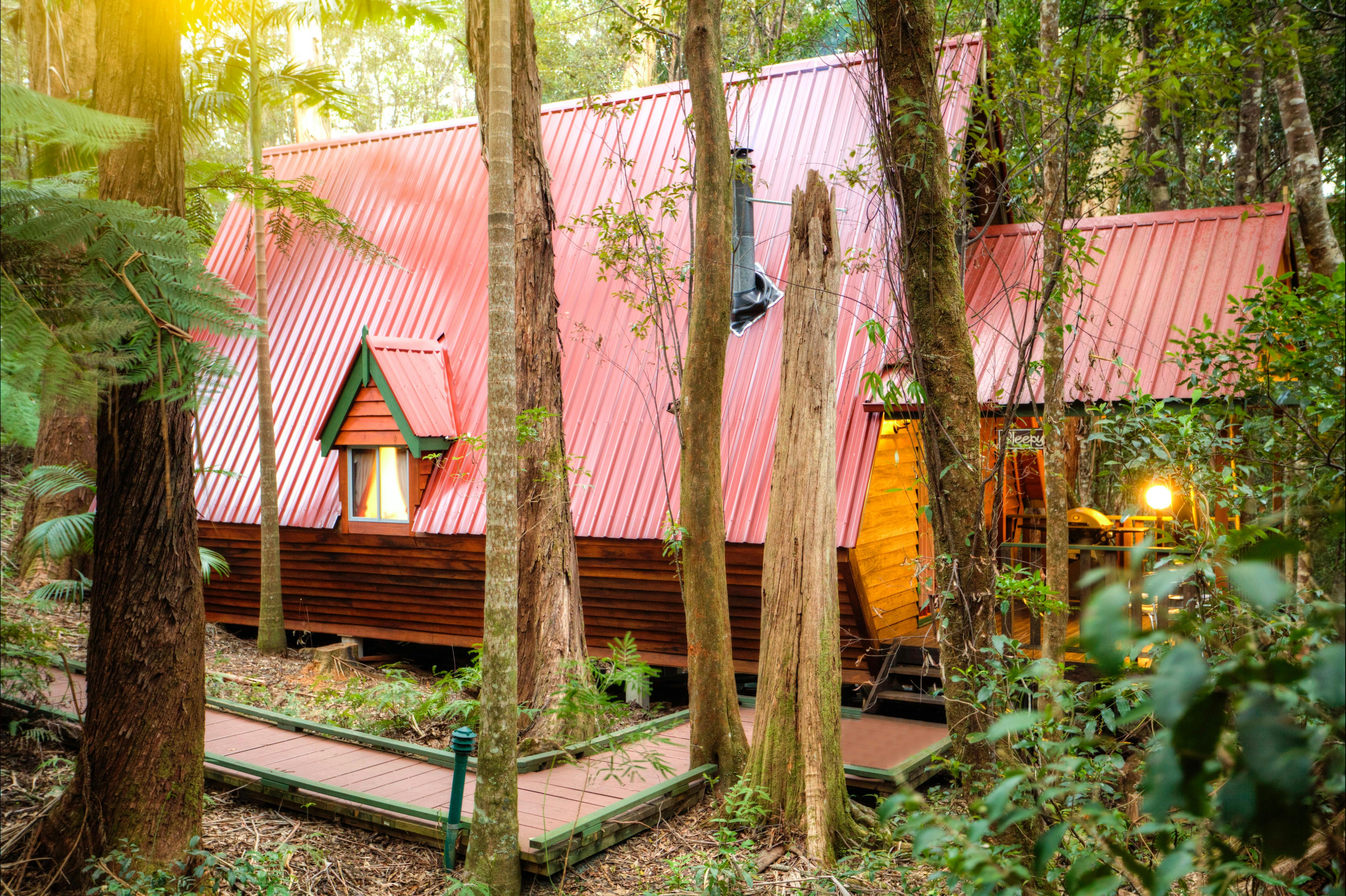 Rainforest Spa and Stream Chalet