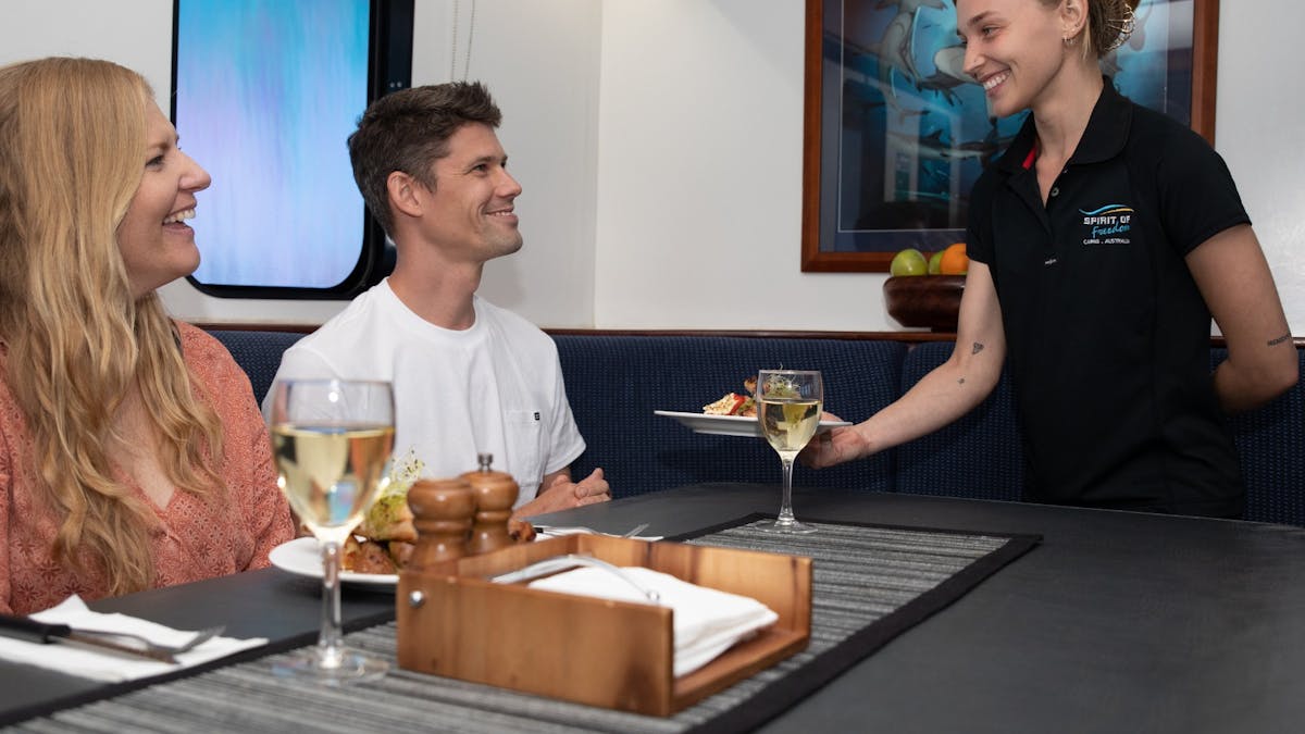 Food on board Spirit of Freedom