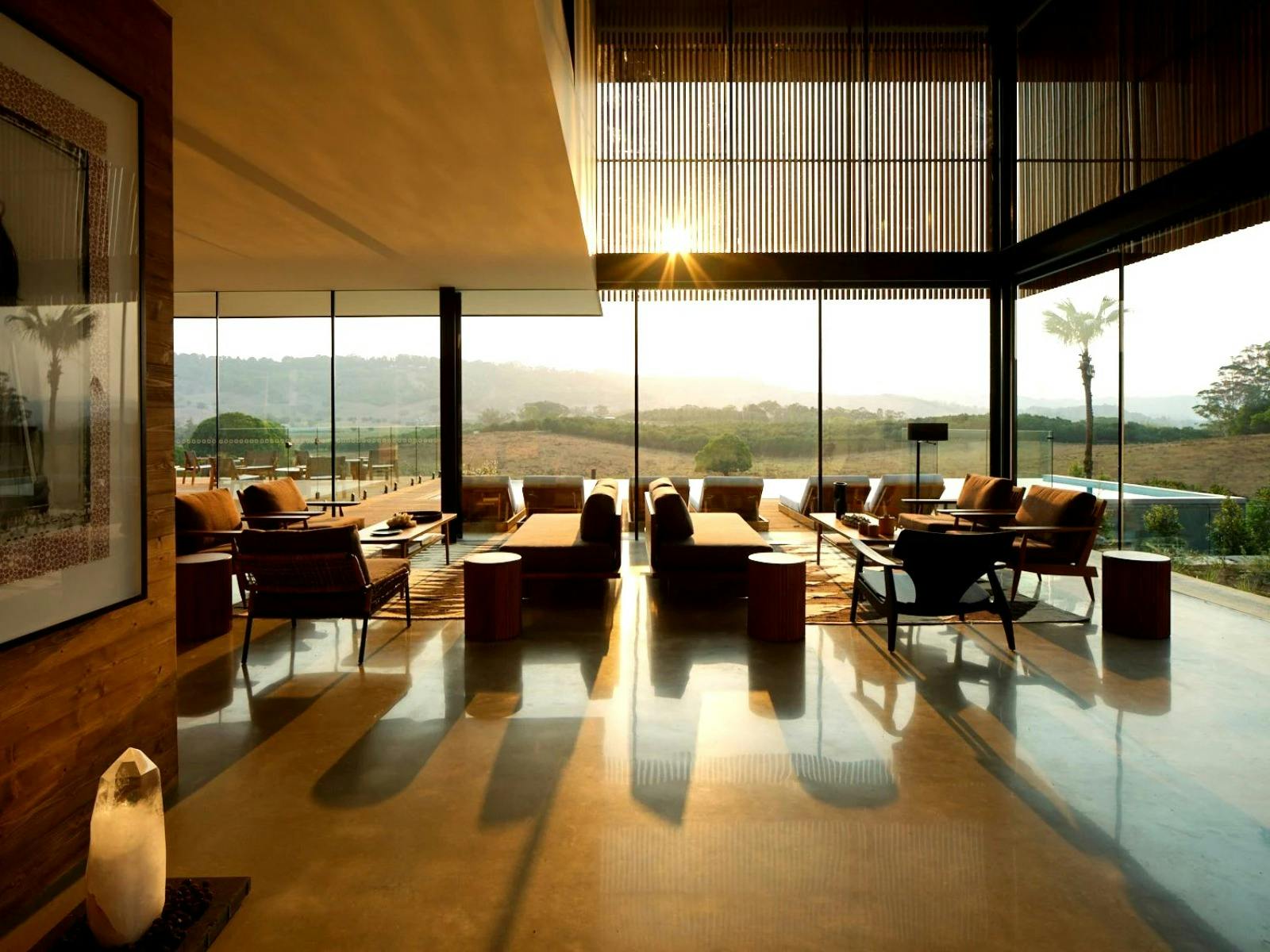 high-end style with timber, concrete and glass exteriors and stunning contemporary interiors
