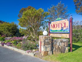 Motel entry Motel entry