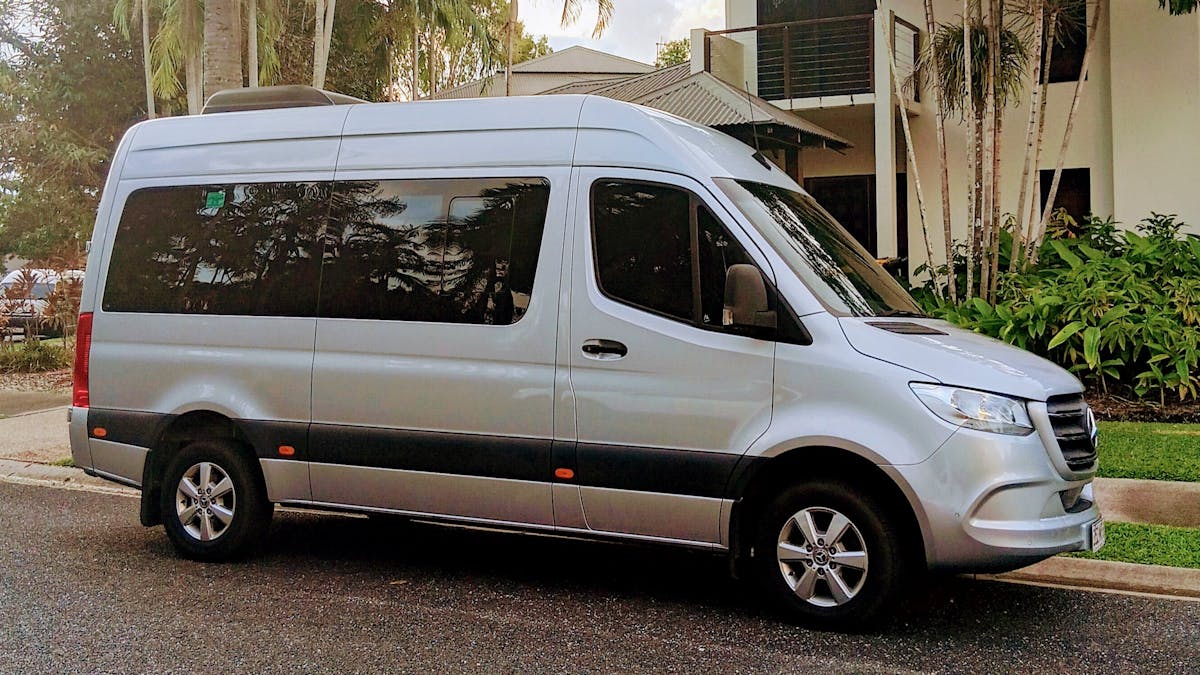 Jewel transfers cairns airport to port douglas transfers Mercedes 11 passenger vehicle
