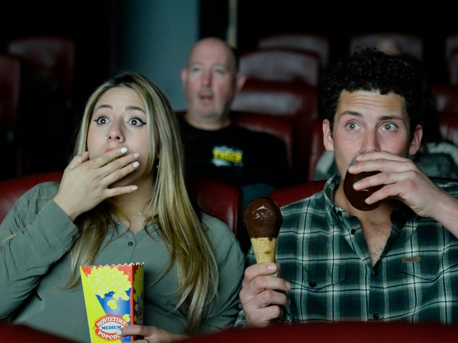 Customers watching a movie at Easy Tiger Cinema in St Helens.