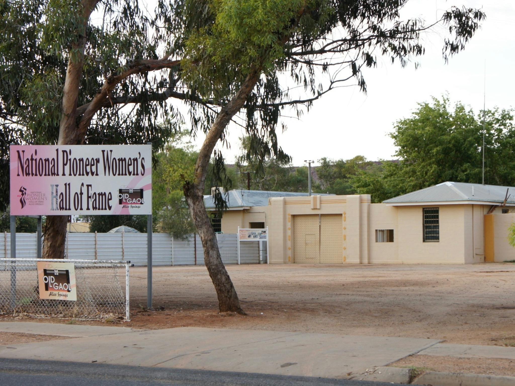 The former Alice Springs Gaol, now being used as a museum for the National Pioneer Women’s Hall of Fame