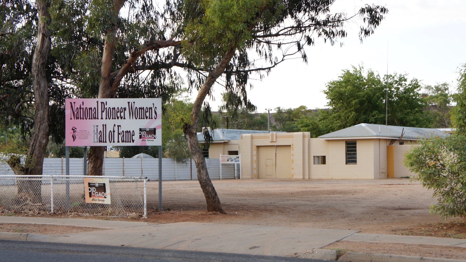 The former Alice Springs Gaol, now being used as a museum for the National Pioneer Women’s Hall of Fame