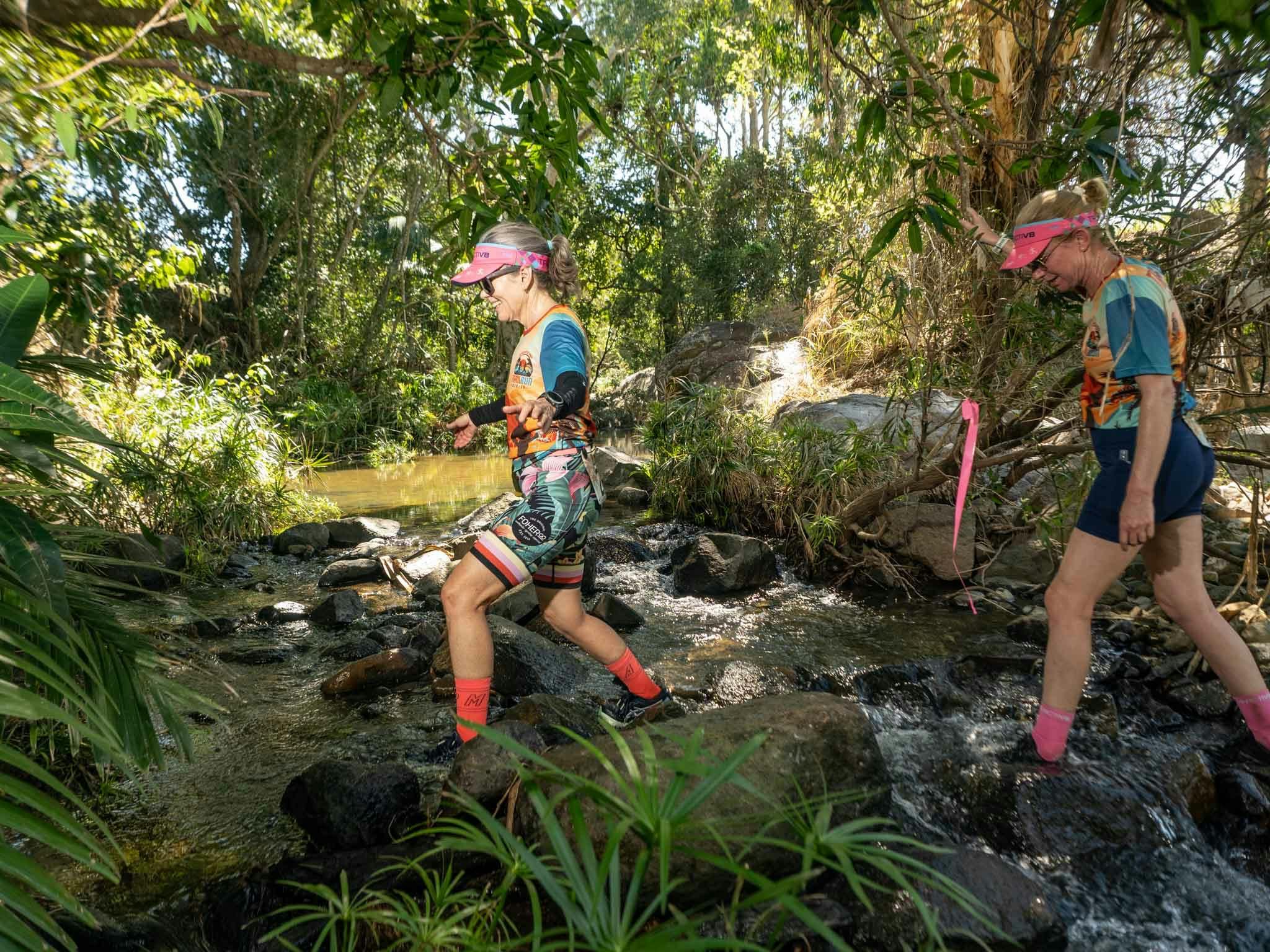 Rainforest trail running