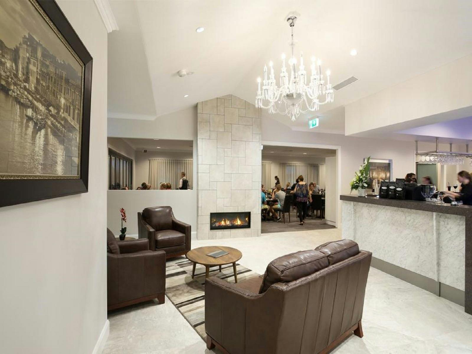 Reception & Lounge area at Stockmans Motel