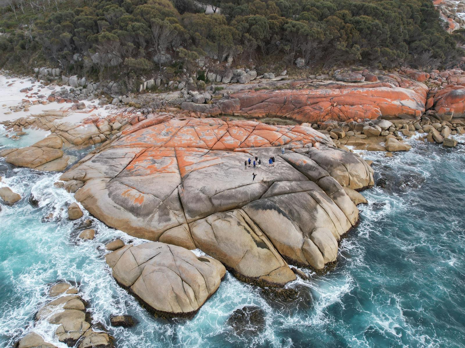 Aerial Shot of Bay of Fires
