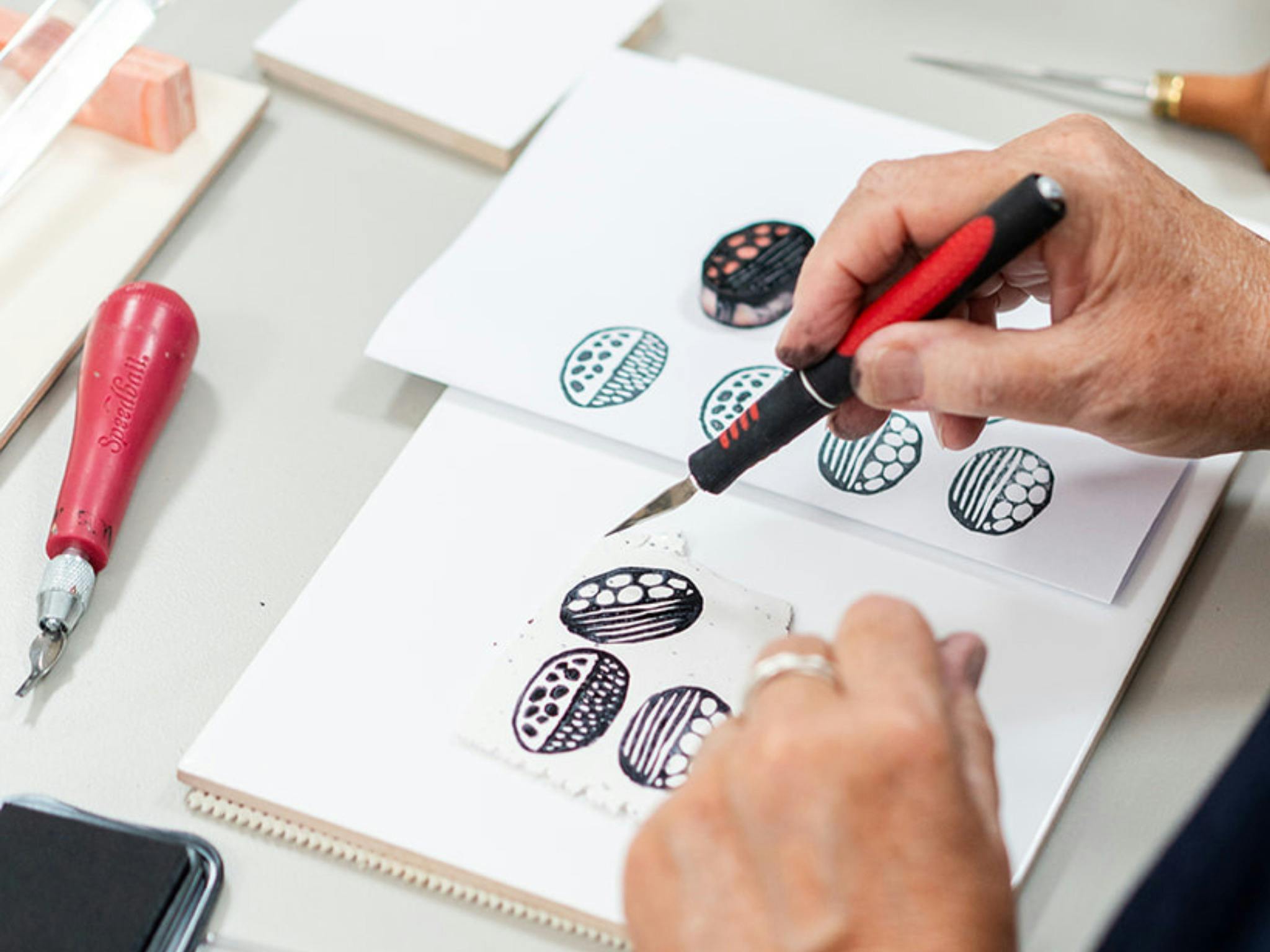 Relief Printed Clay Jewellery with Wendy Moore - Adult Workshop