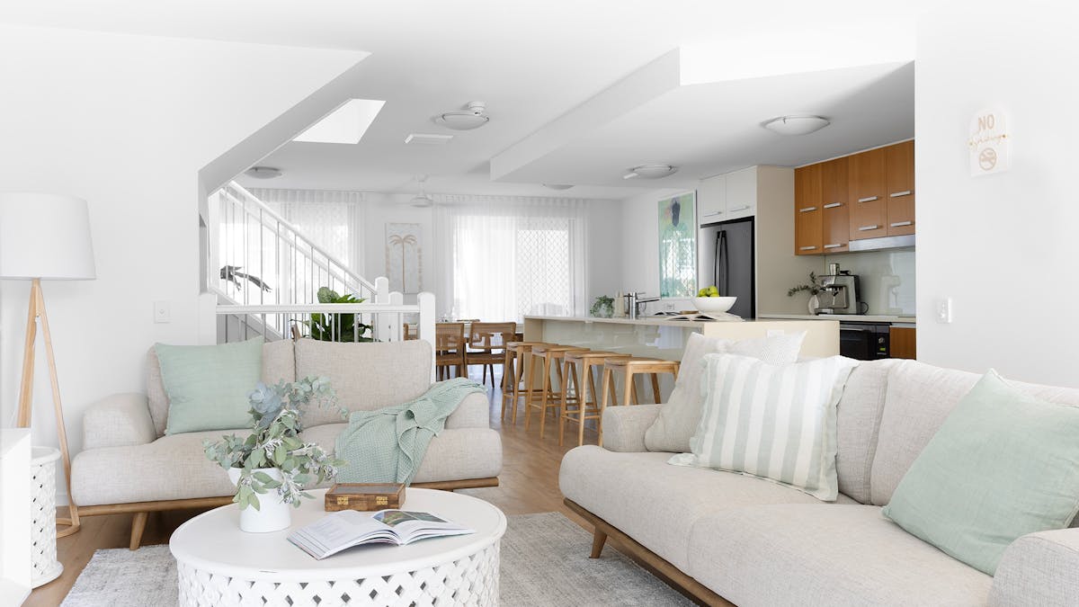 Light filled open plan living