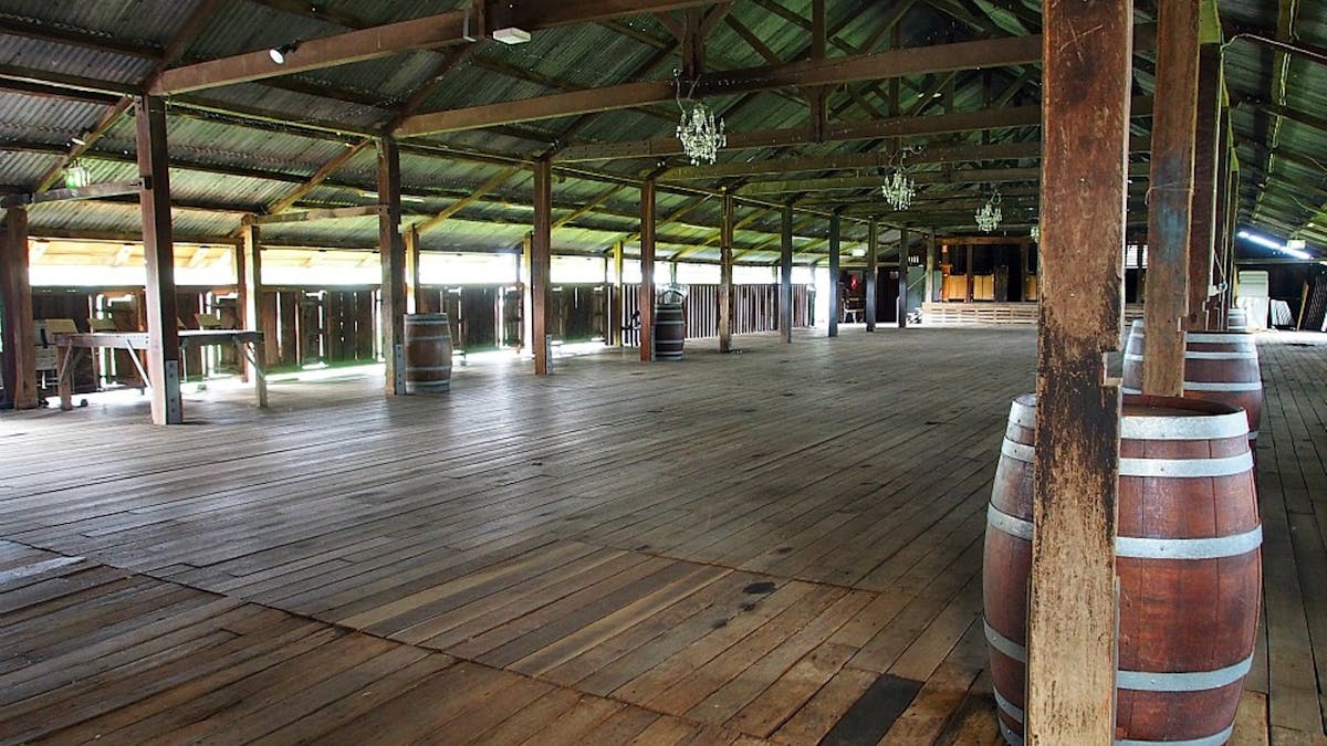 Woolshed dance floor