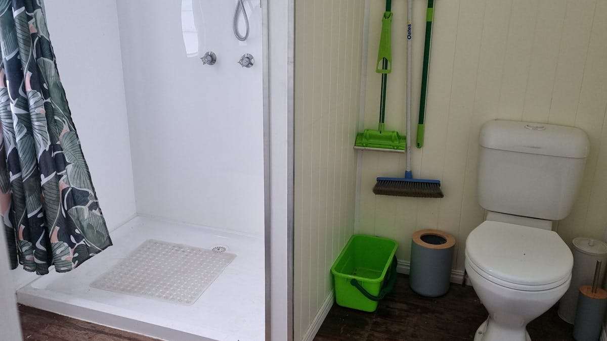 Bathroom linen is supplied.