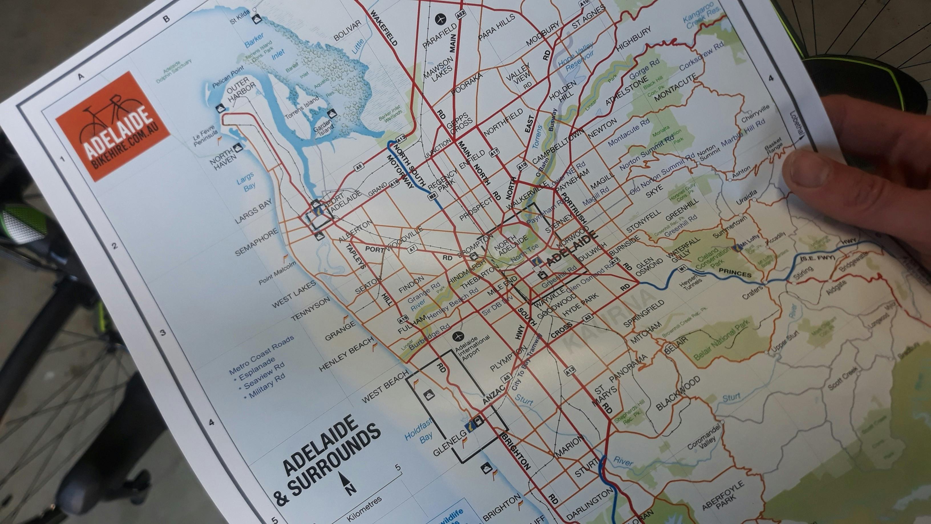 Adelaide Map