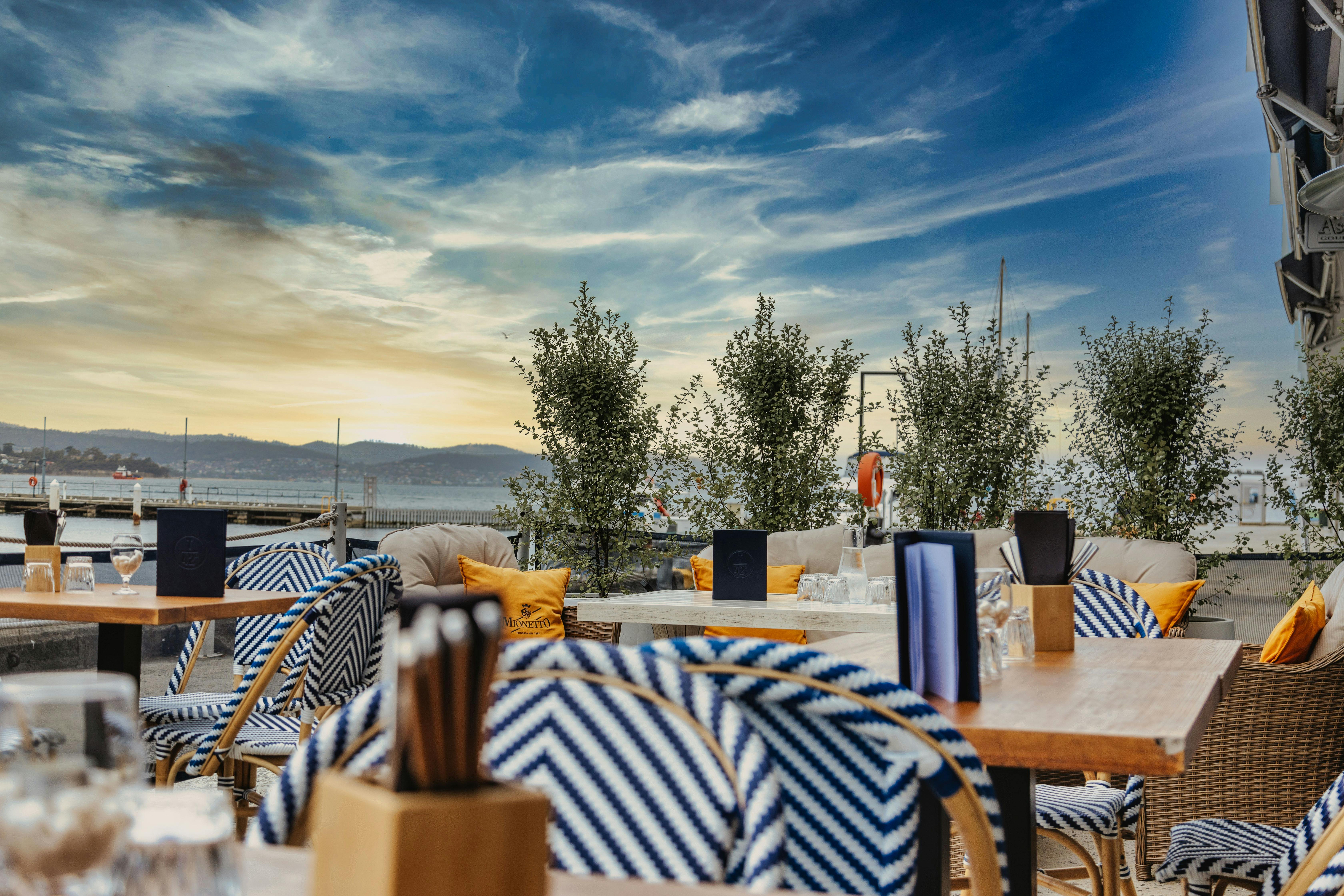 Outdoor Waterfront dining