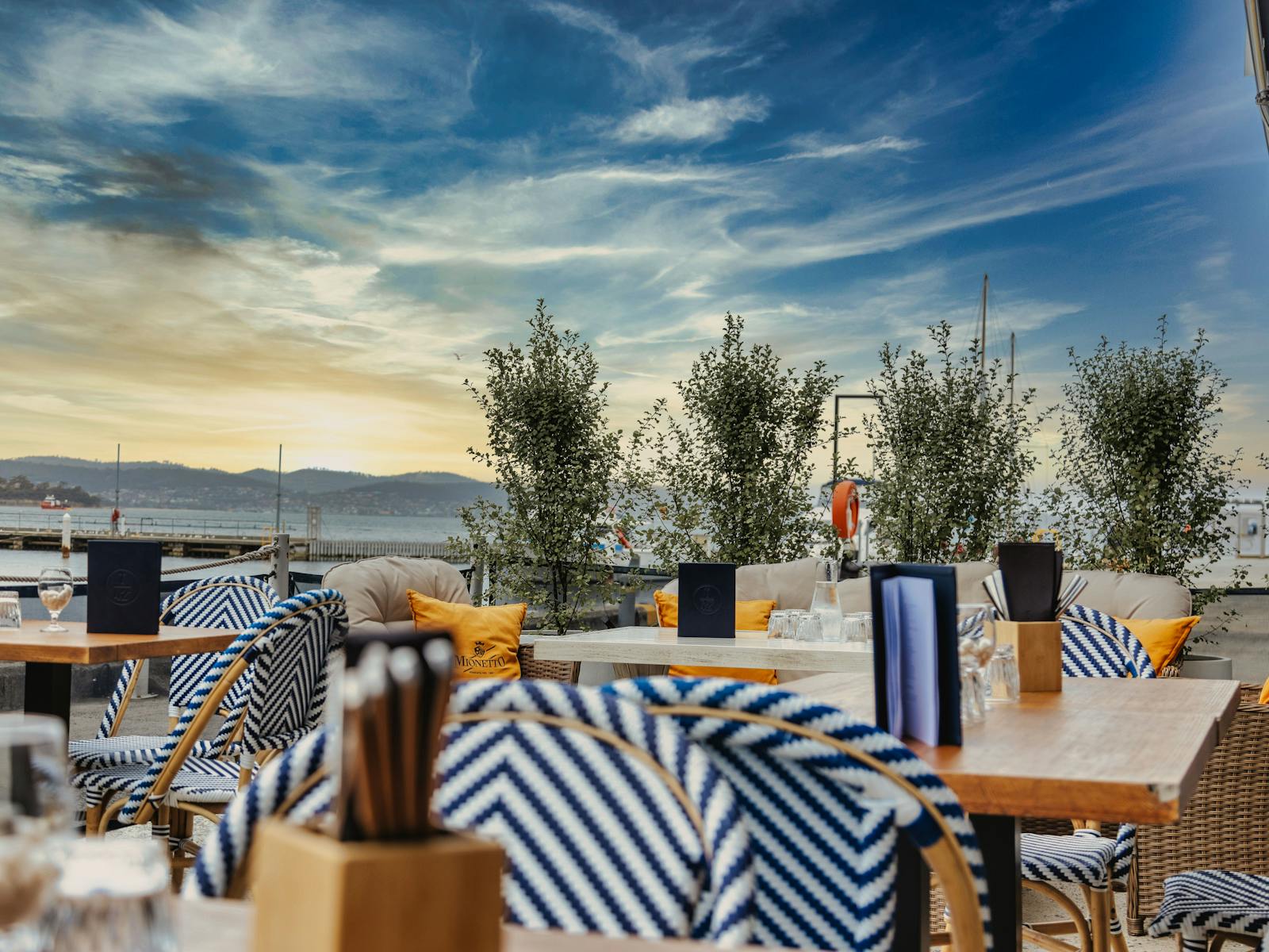 Outdoor Waterfront dining