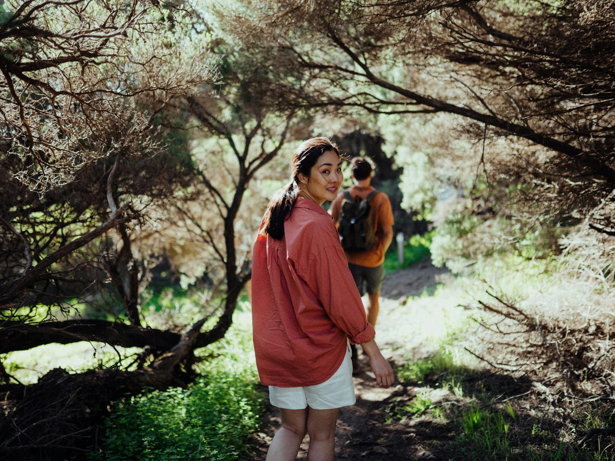 'Walk into Luxury' guests hiking along the Cape to Cape Track