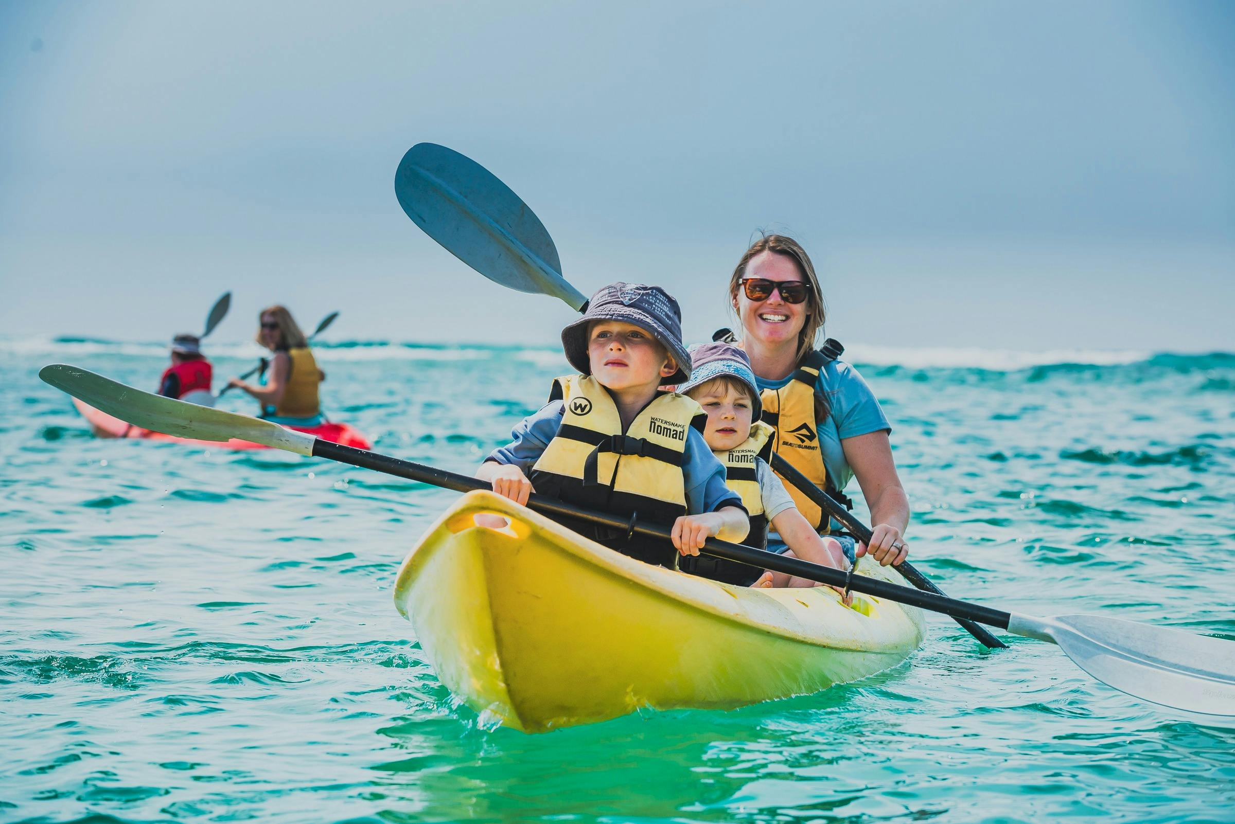 Sea Kayaking with C-Change Adventures Coffs Harbour