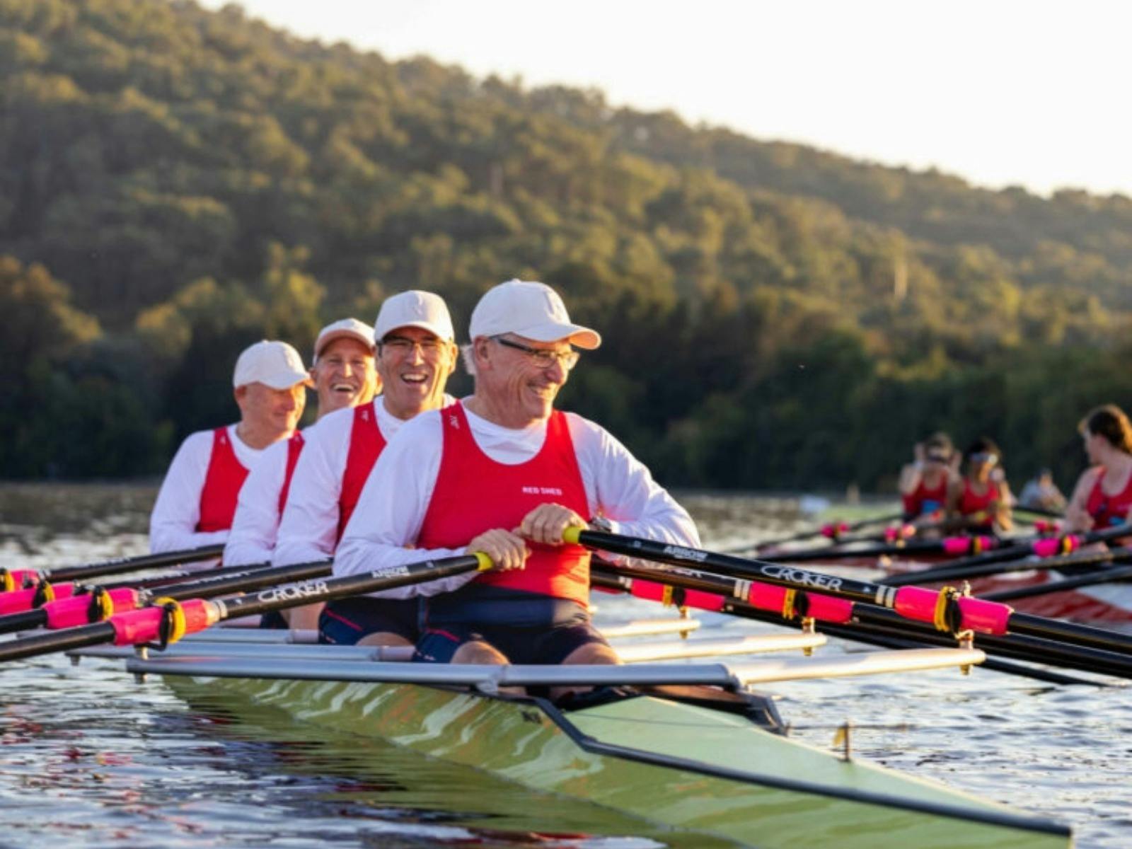 Red Shed masters rowing
