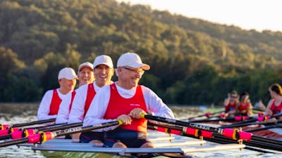 Red Shed masters rowing