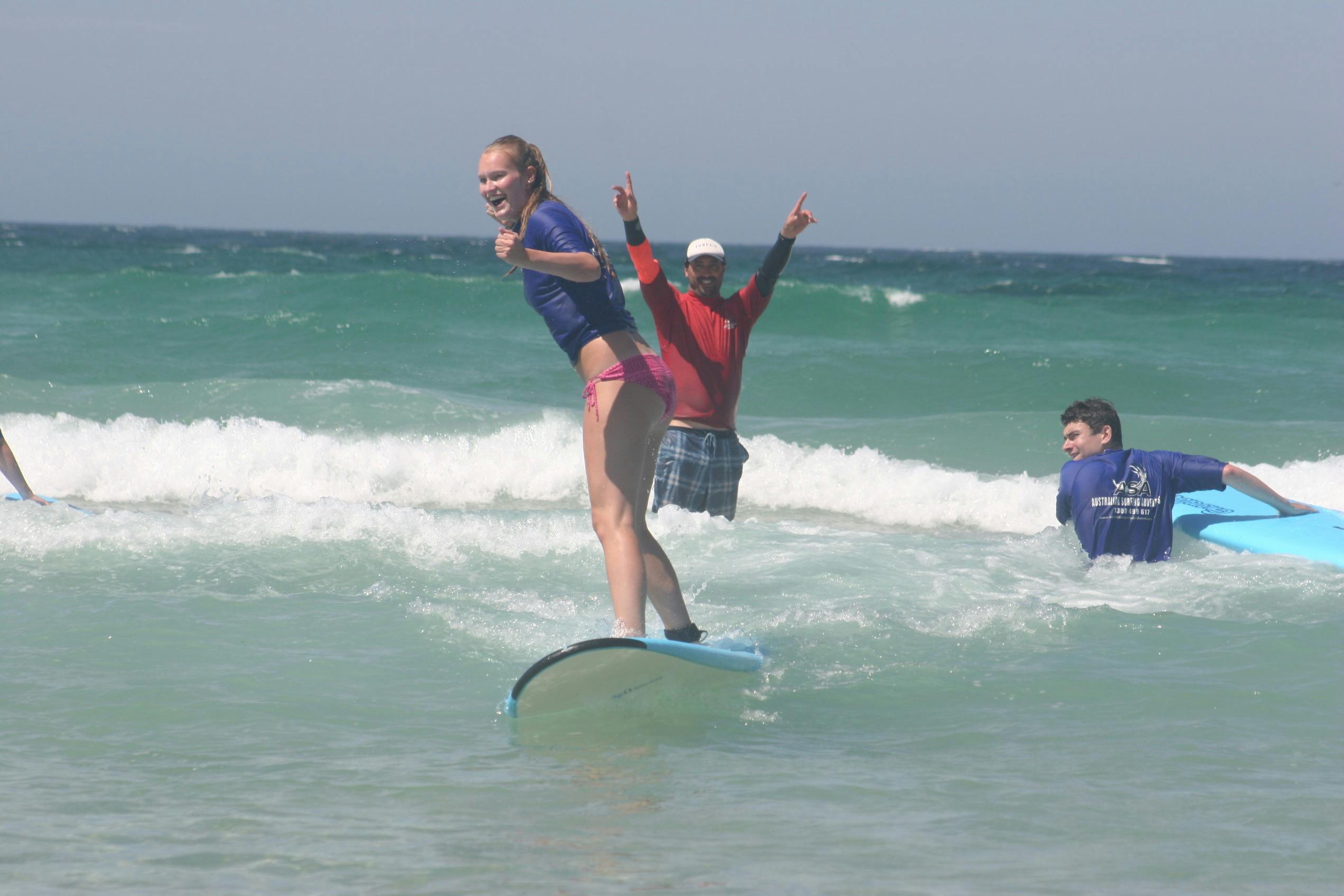 If you’re serious about learning to surf, our full-day lessons are for you!