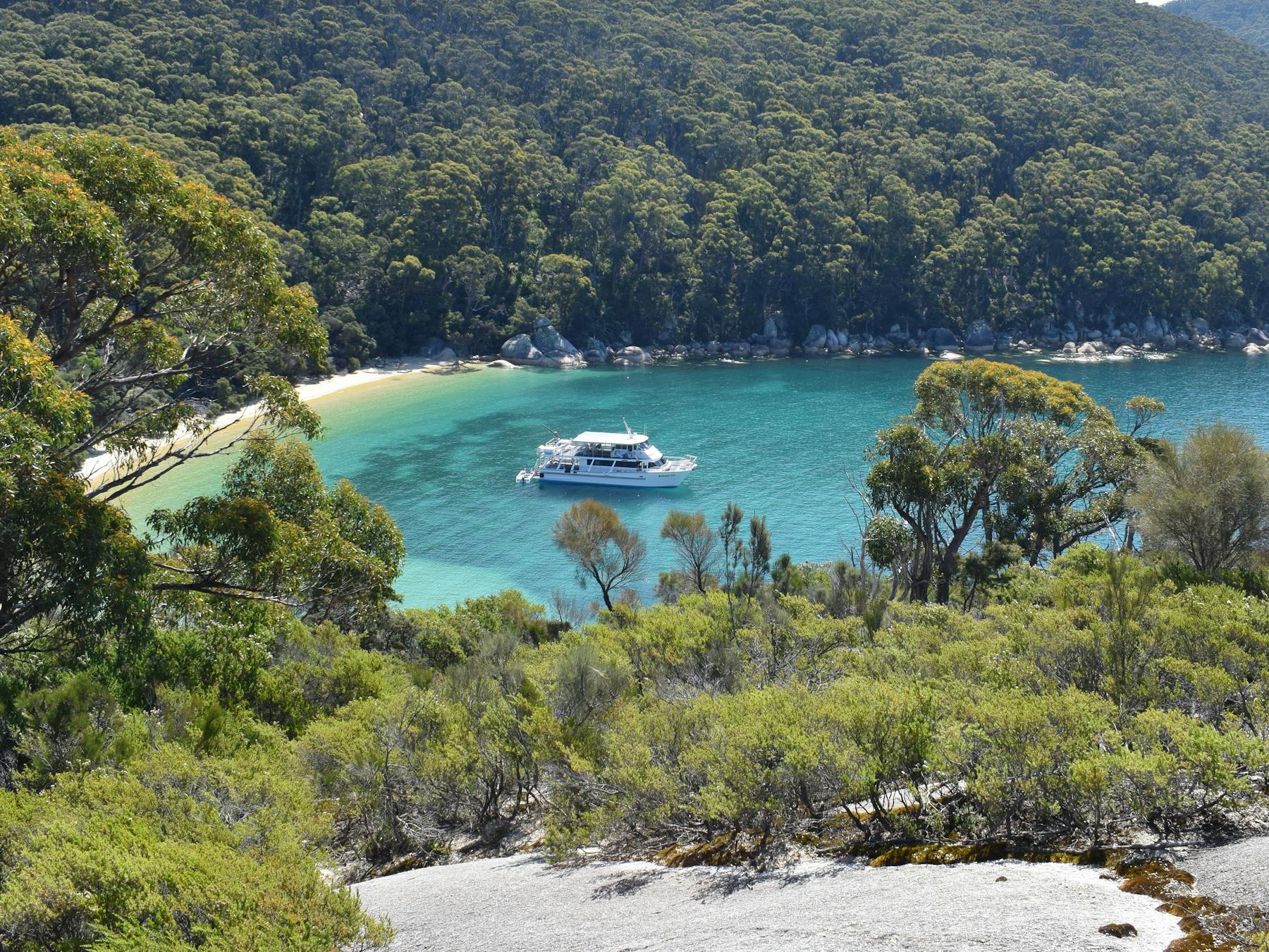 Anchoring in Refuge Cove