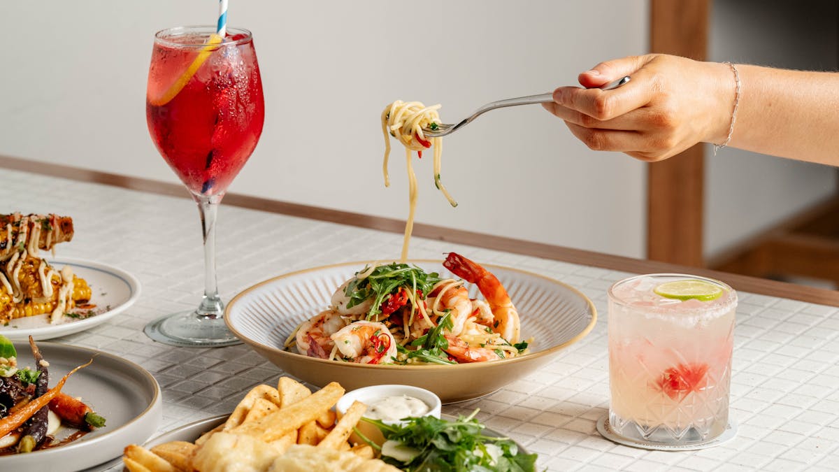 Photo of our King Prawn Spaghetti