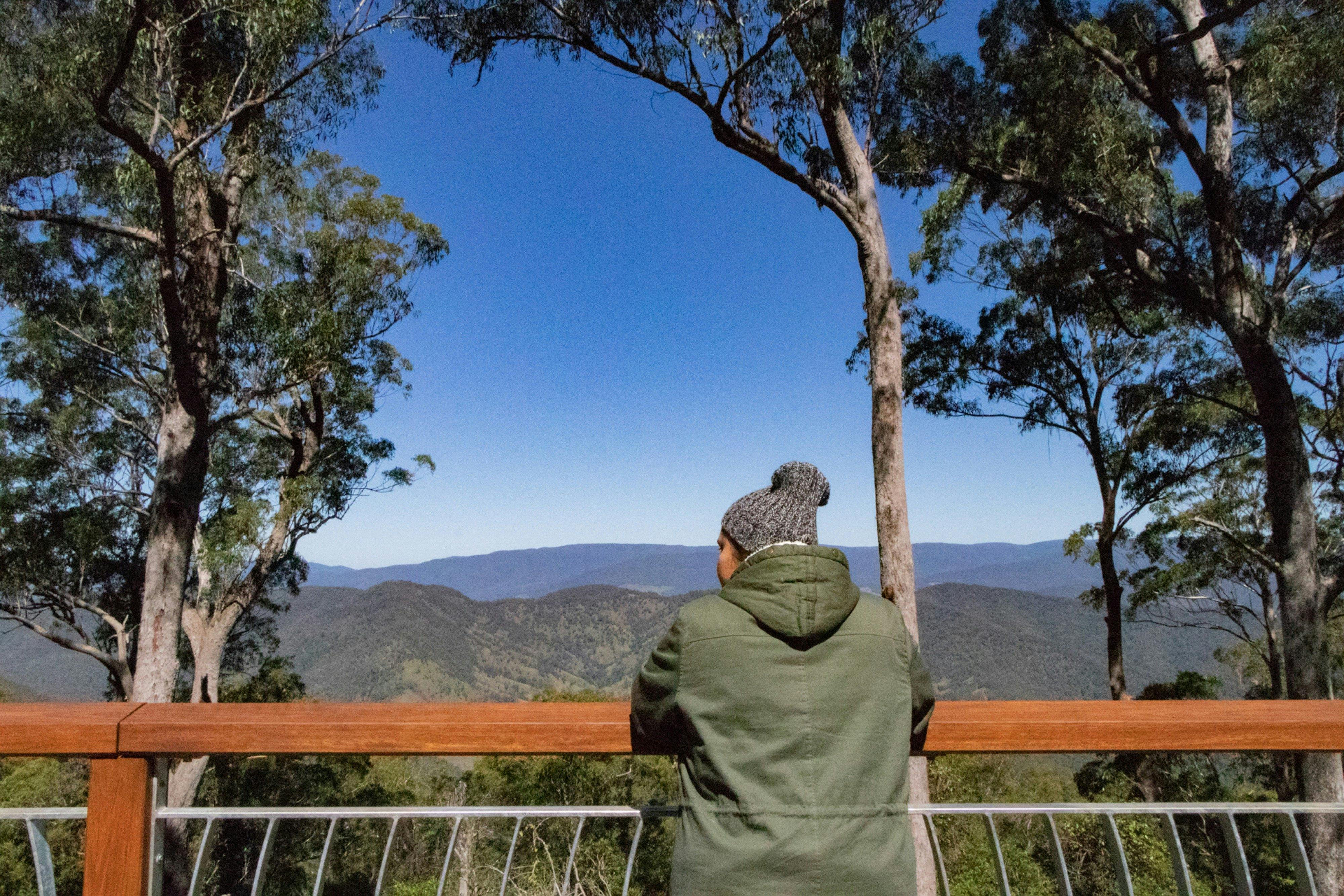 Cobark Lookout is a great place to take in southerly views from the Barrington Tops