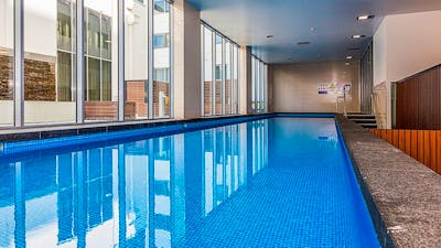 Indoor heated swimming pool