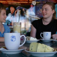 Guests enjoying Coffee