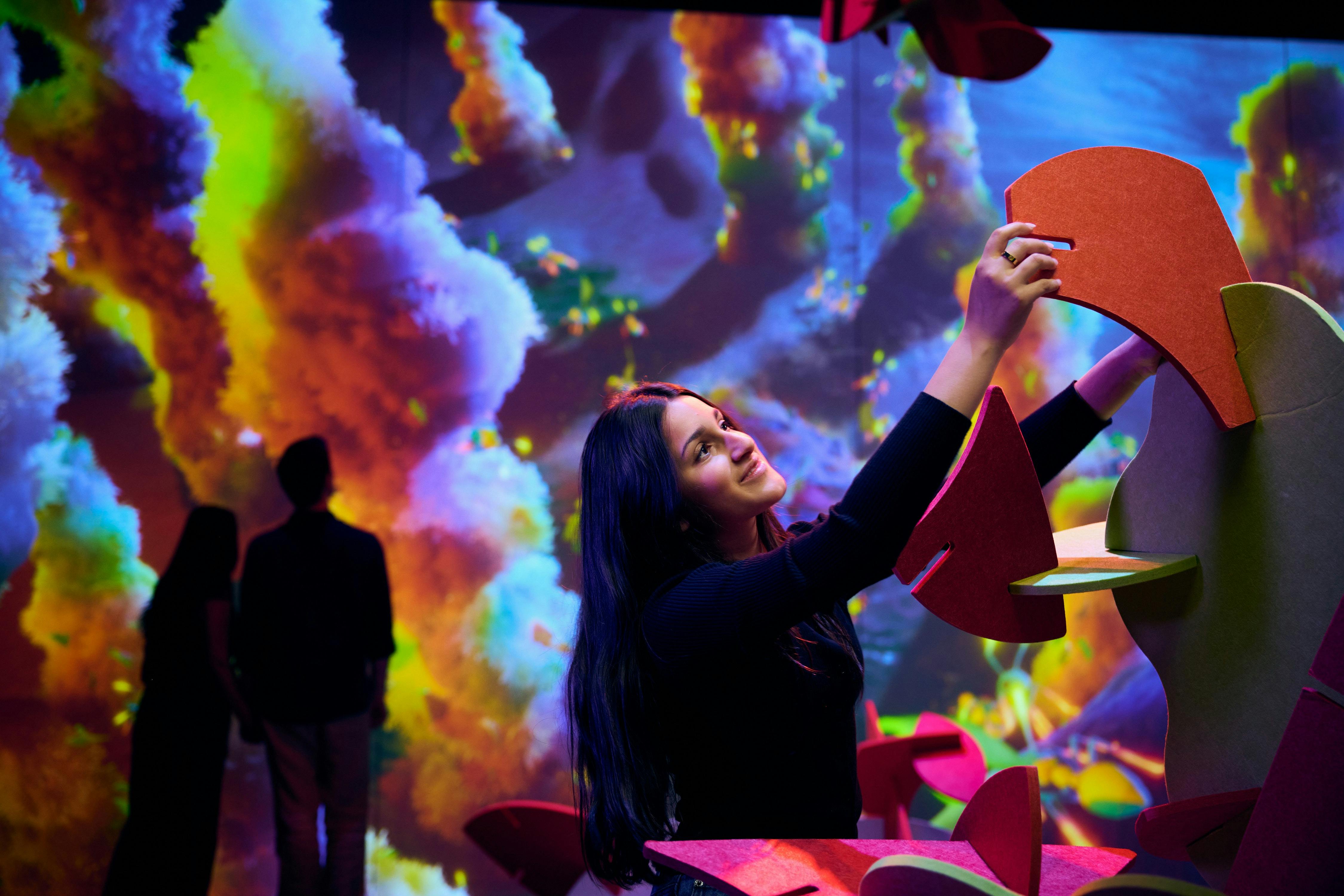 People exploring the world of Antopia