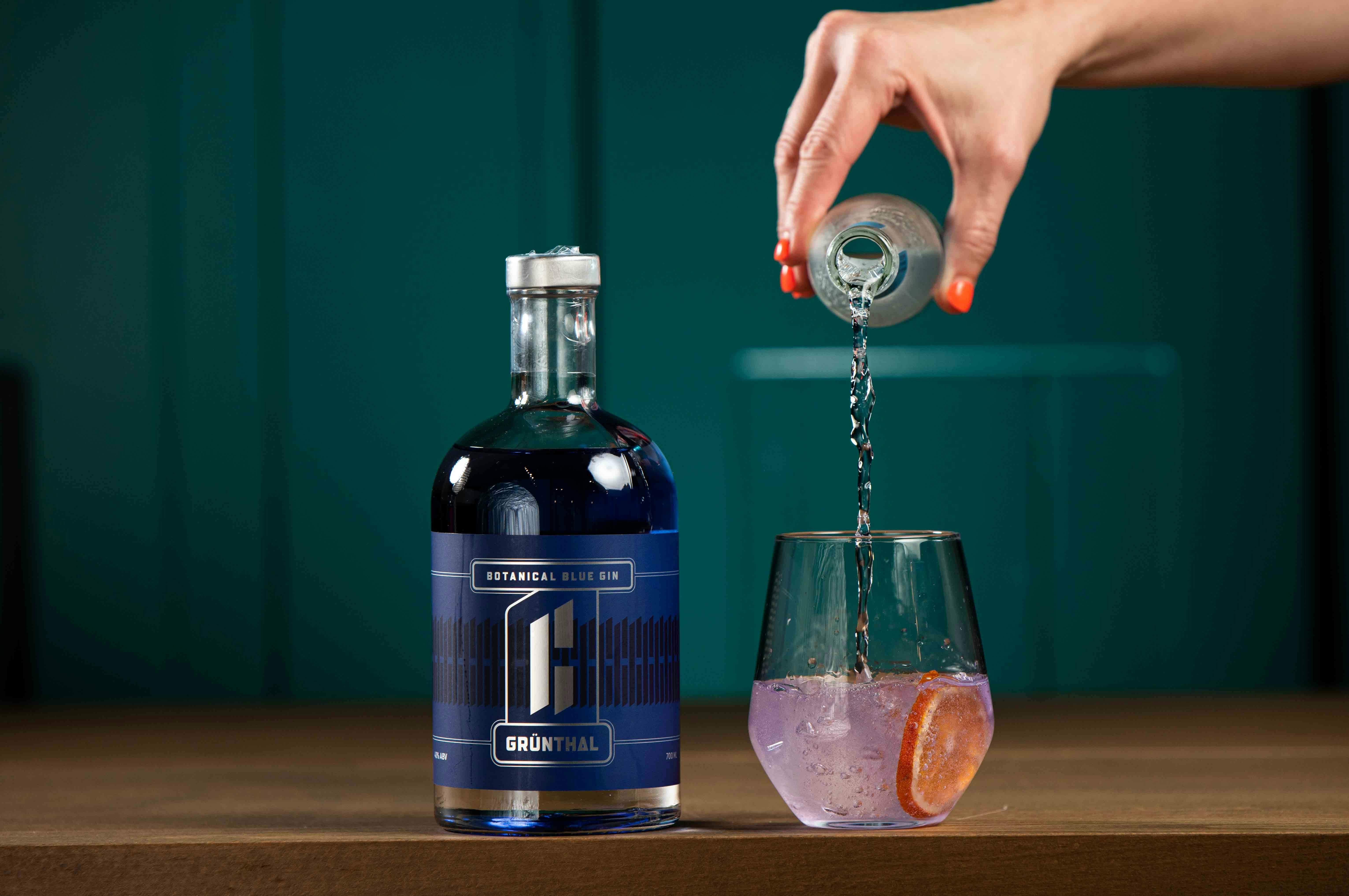 Grunthal Botanical Blue Gin and Tonic