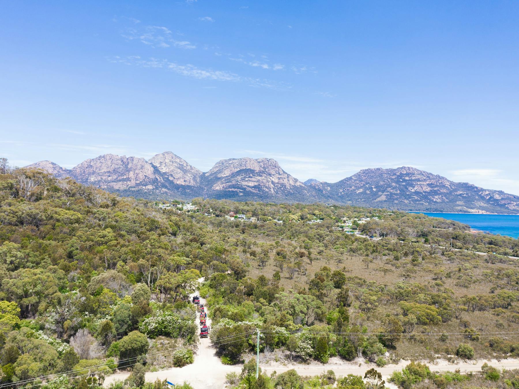 Coles Bay Hazards mountains Freycinet National Park