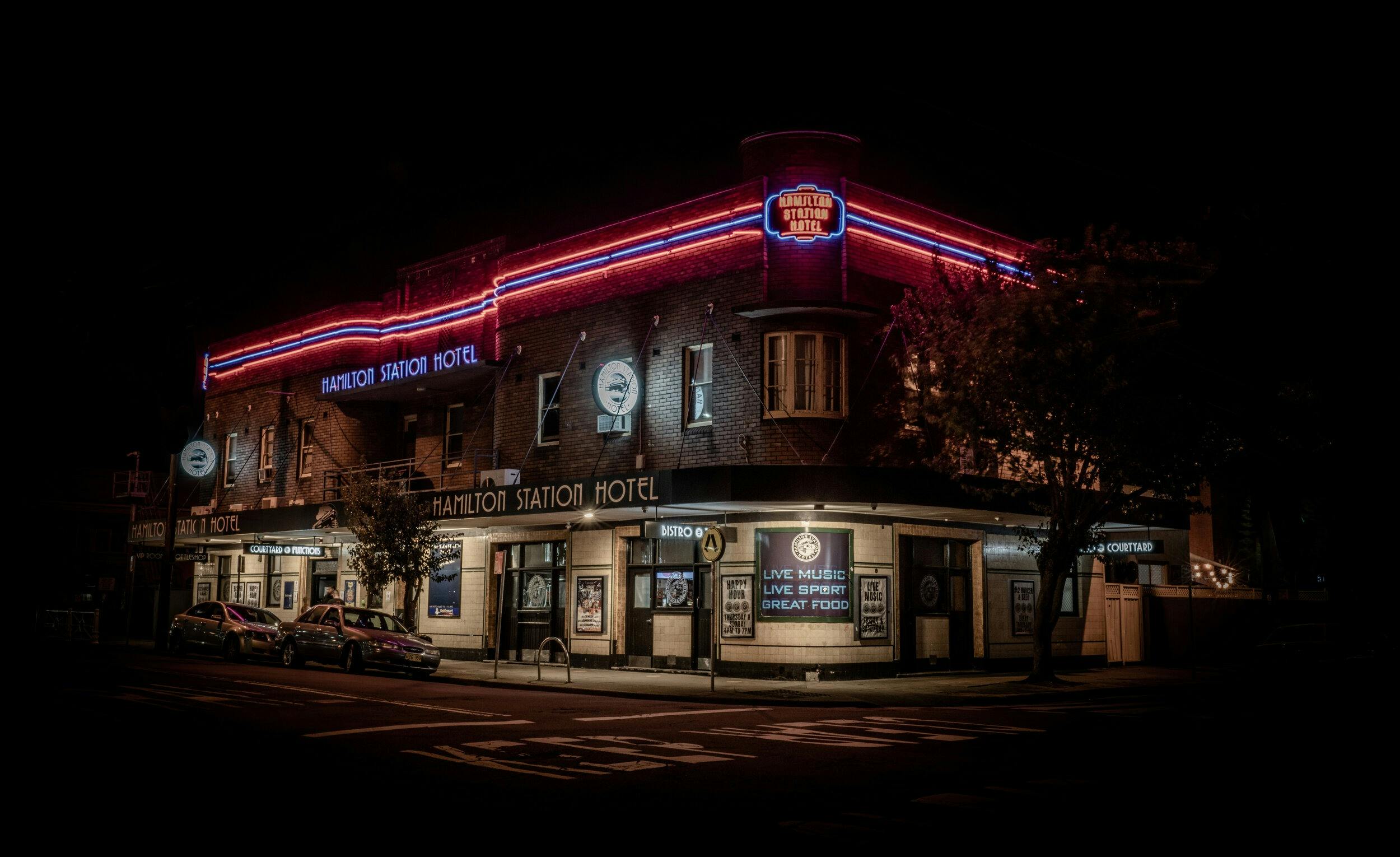 Exterior of The Hamilton Station Hotel