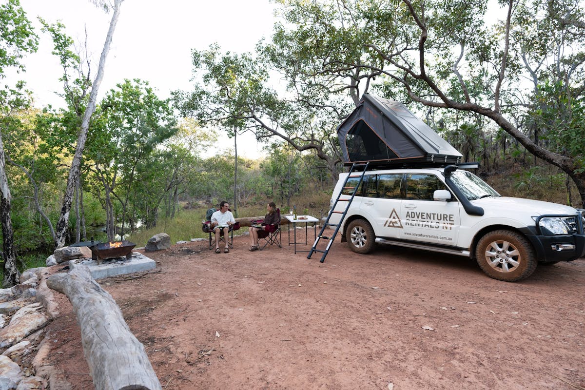 Mitsubishi Pajero 4WD Camper Set up at Litchfield National Park Central Valley Campground 2