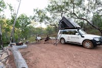 Mitsubishi Pajero 4WD Camper Set up at Litchfield National Park Central Valley Campground 2
