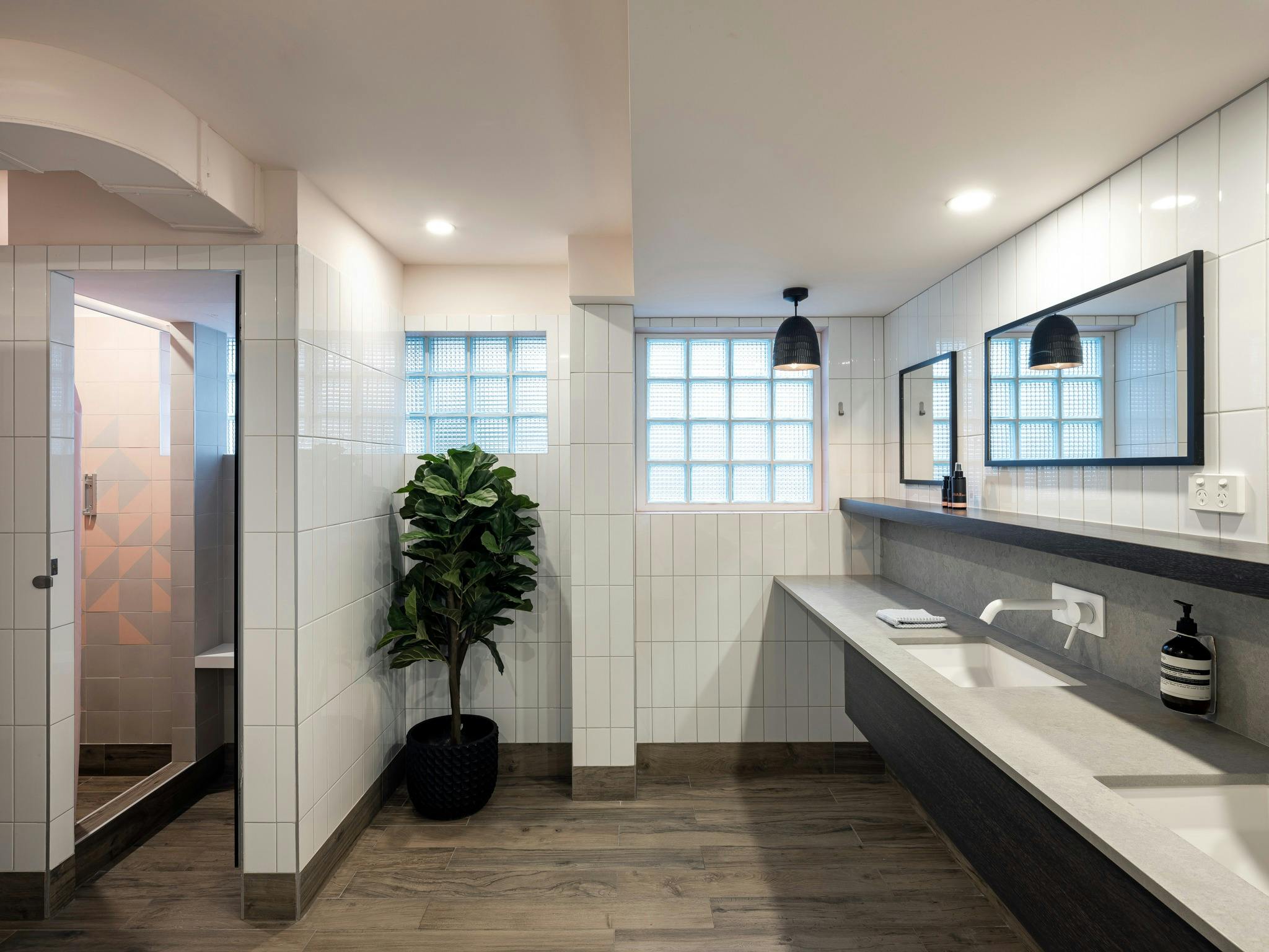 Newly renovated bathrooms