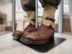 A pair of leather boots from World War 1